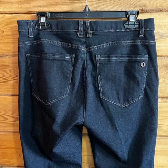 Democracy Ab Technology Jeans Skinny Dark Wash Size 10 Stretchy Denim Slimming - Picture 4 of 10